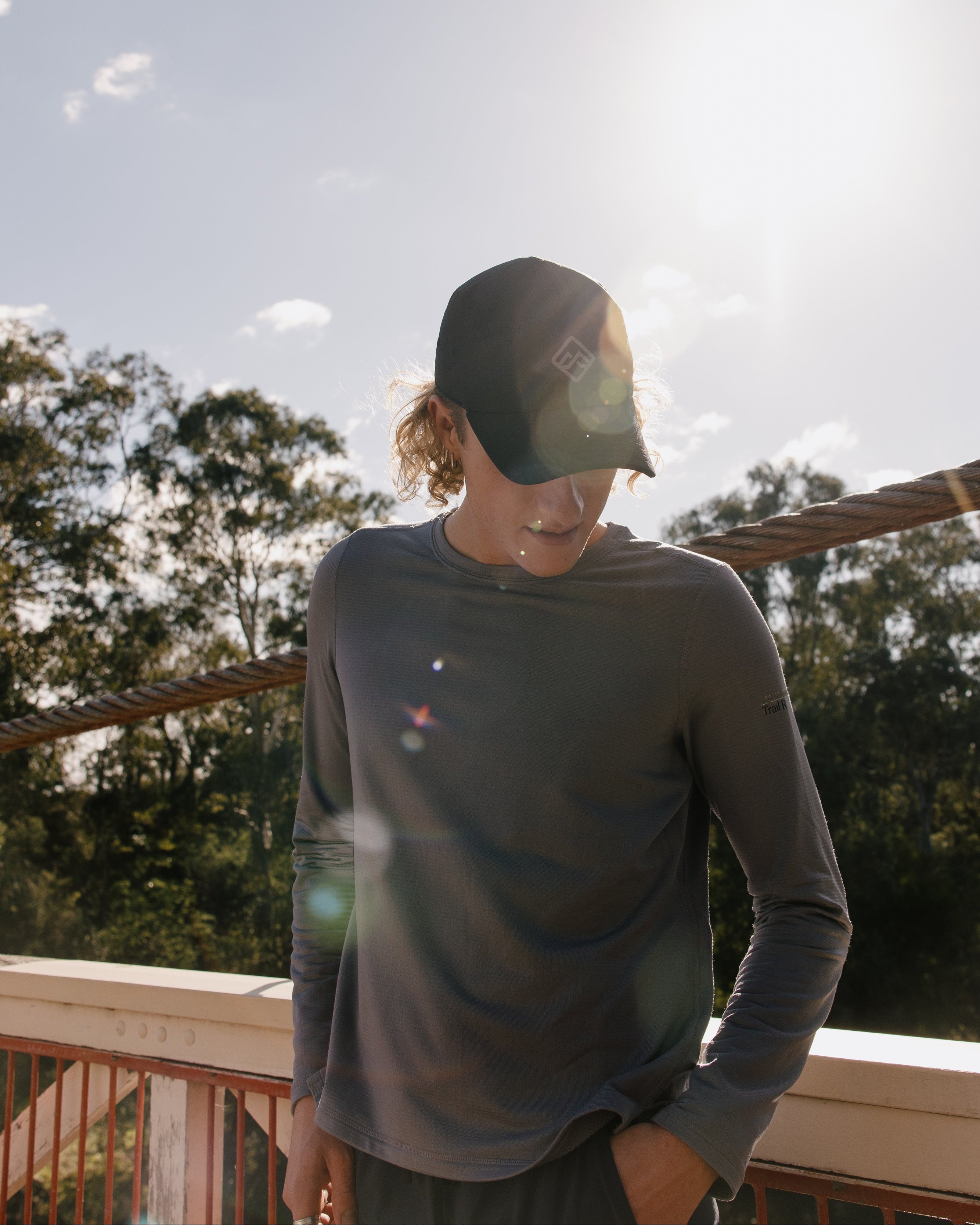 Men's Seeker Fleece Long Sleeve Top - Soft Warm Winter Pullover for Hiking & Outdoor Activities | Moon Color