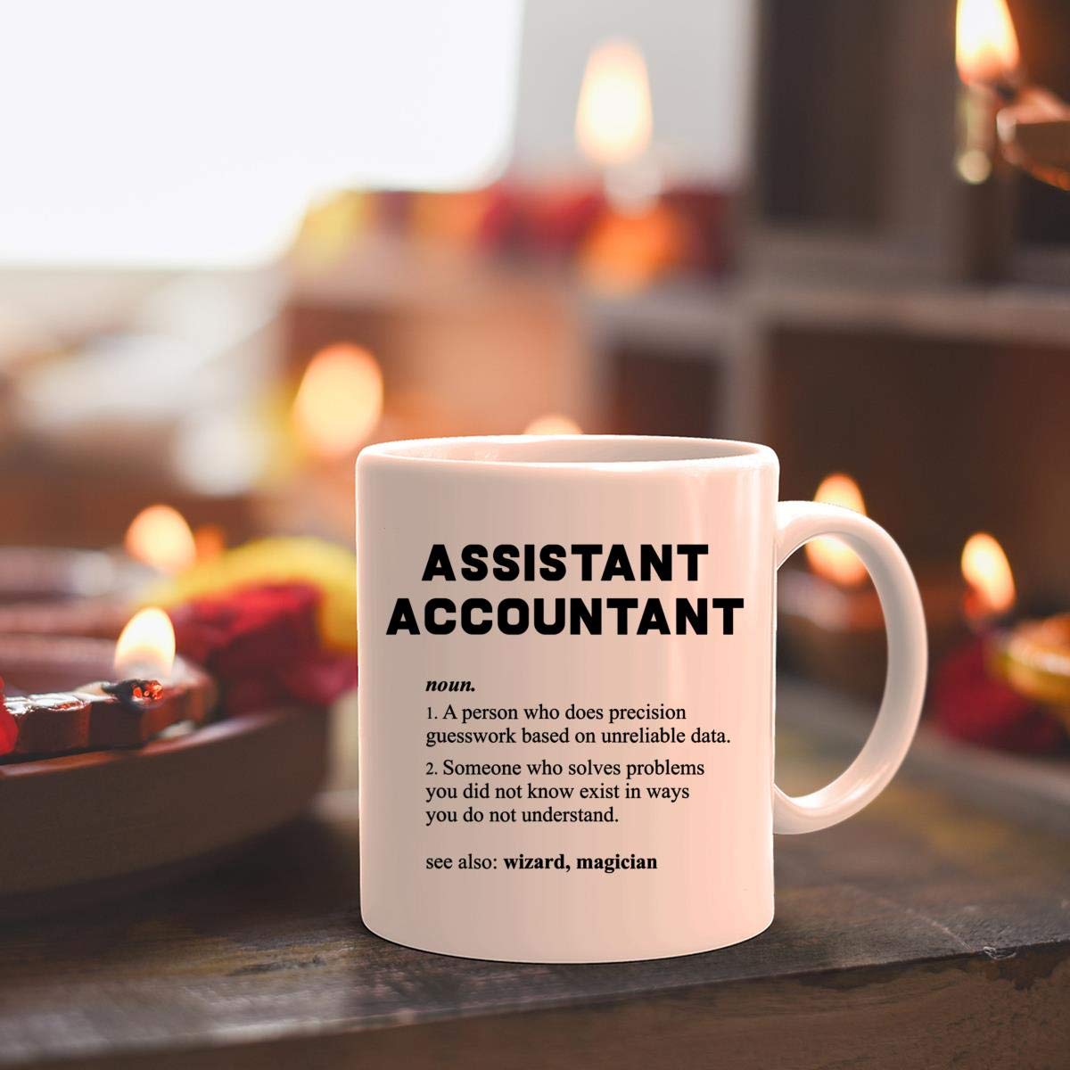 Funny Accounting Mug - Assistant Accountant Dictionary Definition Coffee Cup - Perfect Gift for Accountants & Bookkeepers - Great for Office Humor, Tax Season & CPA Appreciation