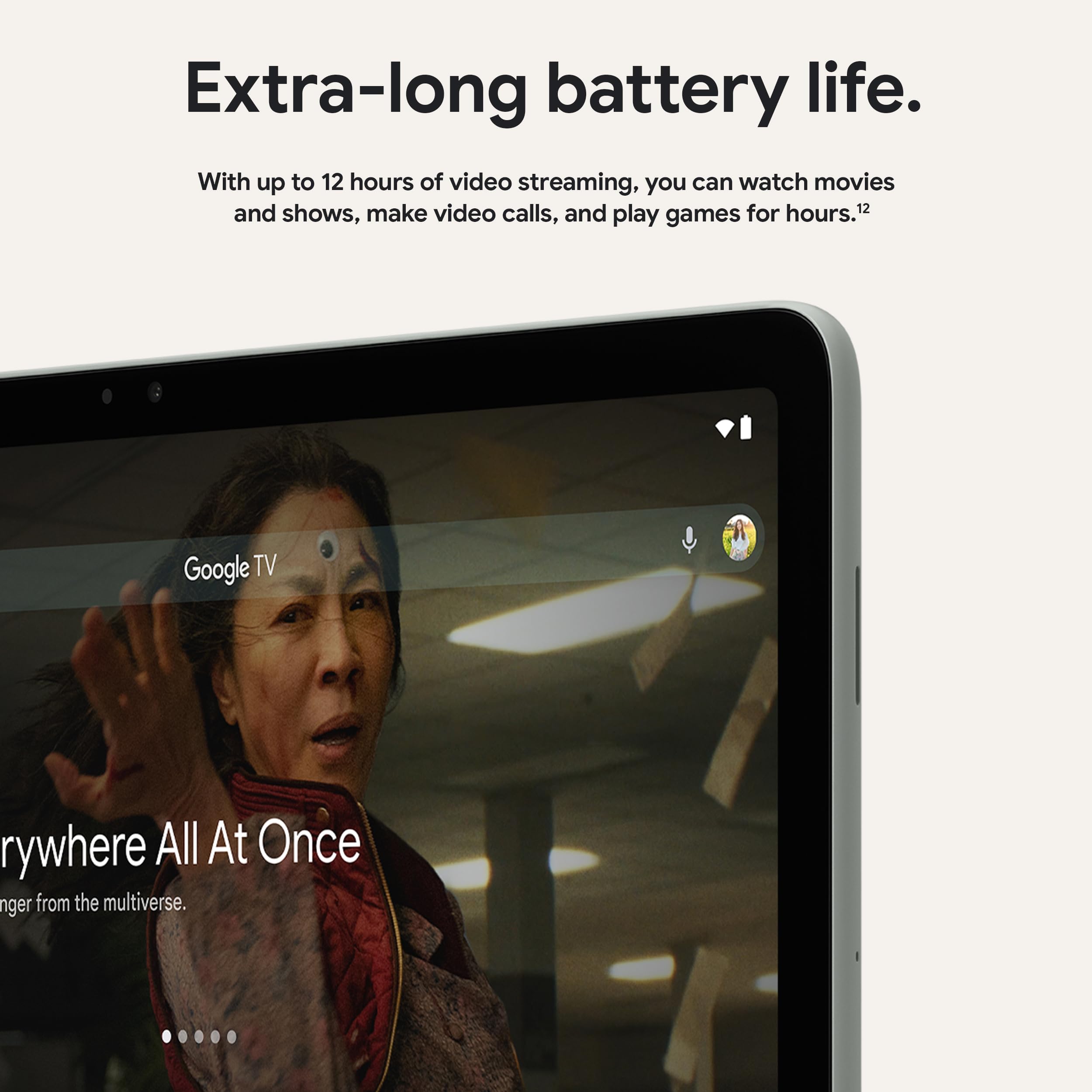 Google Pixel Tablet - 11-Inch Android Tablet with 16-Hour Battery Life, 8GB RAM & 128GB Storage (Hazel) - Perfect for Work, Streaming & Gaming