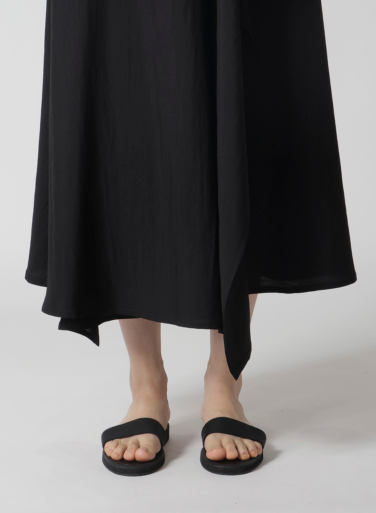 Cu/W High Twisted Gabardine Flare Wrap Skirt - Elegant Women's Fashion Skirt for Office, Party & Casual Wear