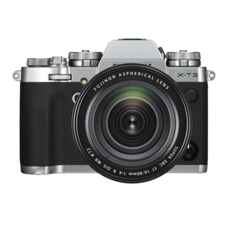 Fujifilm X-T3 Mirrorless Digital Camera with 16-80mm f/4 OIS WR Lens Kit (Silver) - Perfect for Travel Photography, Vlogging & Professional Shooting