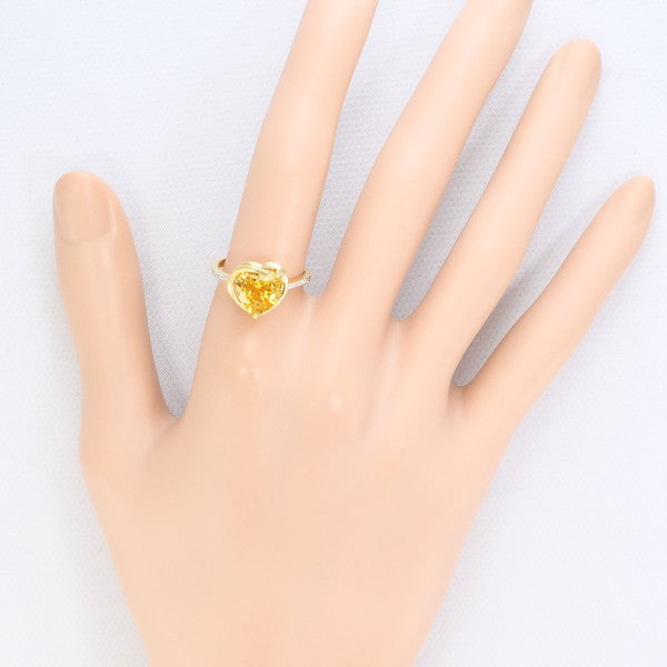 18K Yellow Gold & White Gold Citrine Diamond Ring - 2.49ct Natural Gemstone Jewelry for Women, Perfect for Engagement, Wedding & Anniversary Gifts