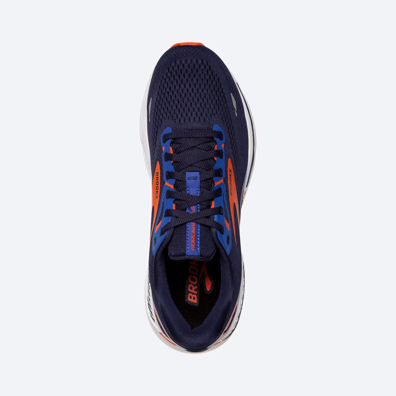 Brooks Men's Adrenaline GTS 23 Running Shoes - Supportive & Cushioned for Road Running, Jogging, and Daily Training - Black/Blue (1D438)