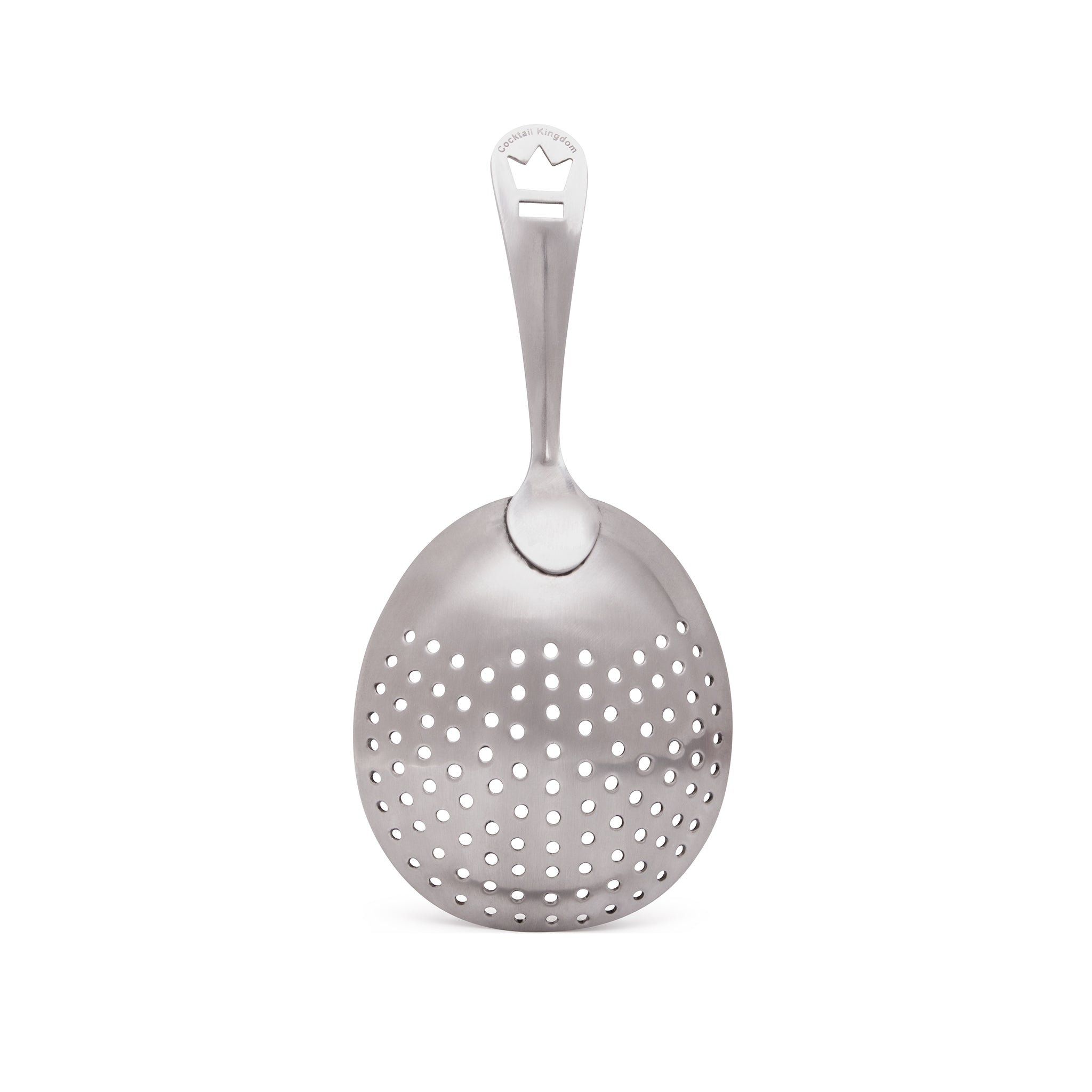 Premium Julep Strainer - Stainless Steel Cocktail Tool with Matte Finish for Mint Juleps, Mojitos & Classic Cocktails