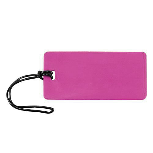 Durable Rectangle Luggage Tag for Travel - Purple, Personalized ID Baggage Label for Suitcases & Backpacks - Perfect for Airports, Business Trips & Vacations