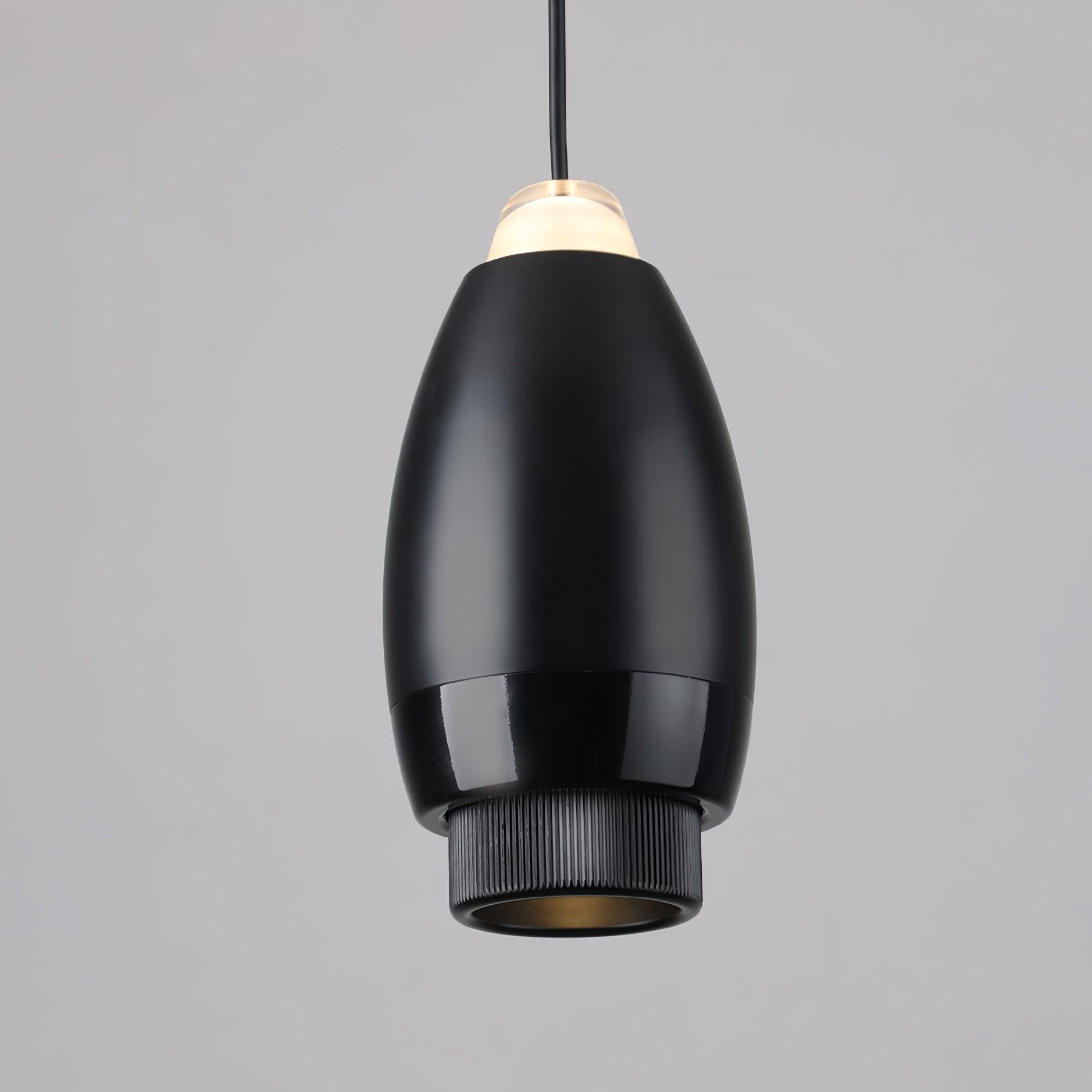 Modern Dawn Pendant Light - Elegant Glass Ceiling Hanging Lamp for Dining Room, Kitchen Island & Bedroom Decor - Warm White LED Lighting Fixture