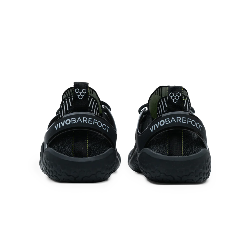 Vivobarefoot Motus Strength Men's Barefoot Shoes - Obsidian/Grey - Lightweight & Flexible for Cross Training, Gym & Outdoor Workouts