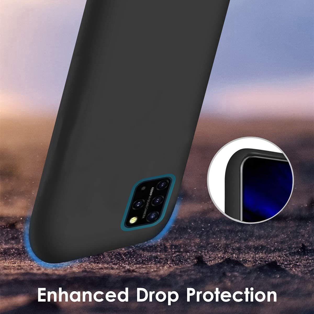 Custom UMIDIGI S5 Pro Phone Case with Personalized Picture - Shockproof Silicone Protective Cover in Black | Soft Candy Design for Christmas & Birthday Gifts | Perfect for Everyday Use, Travel & Special Occasions