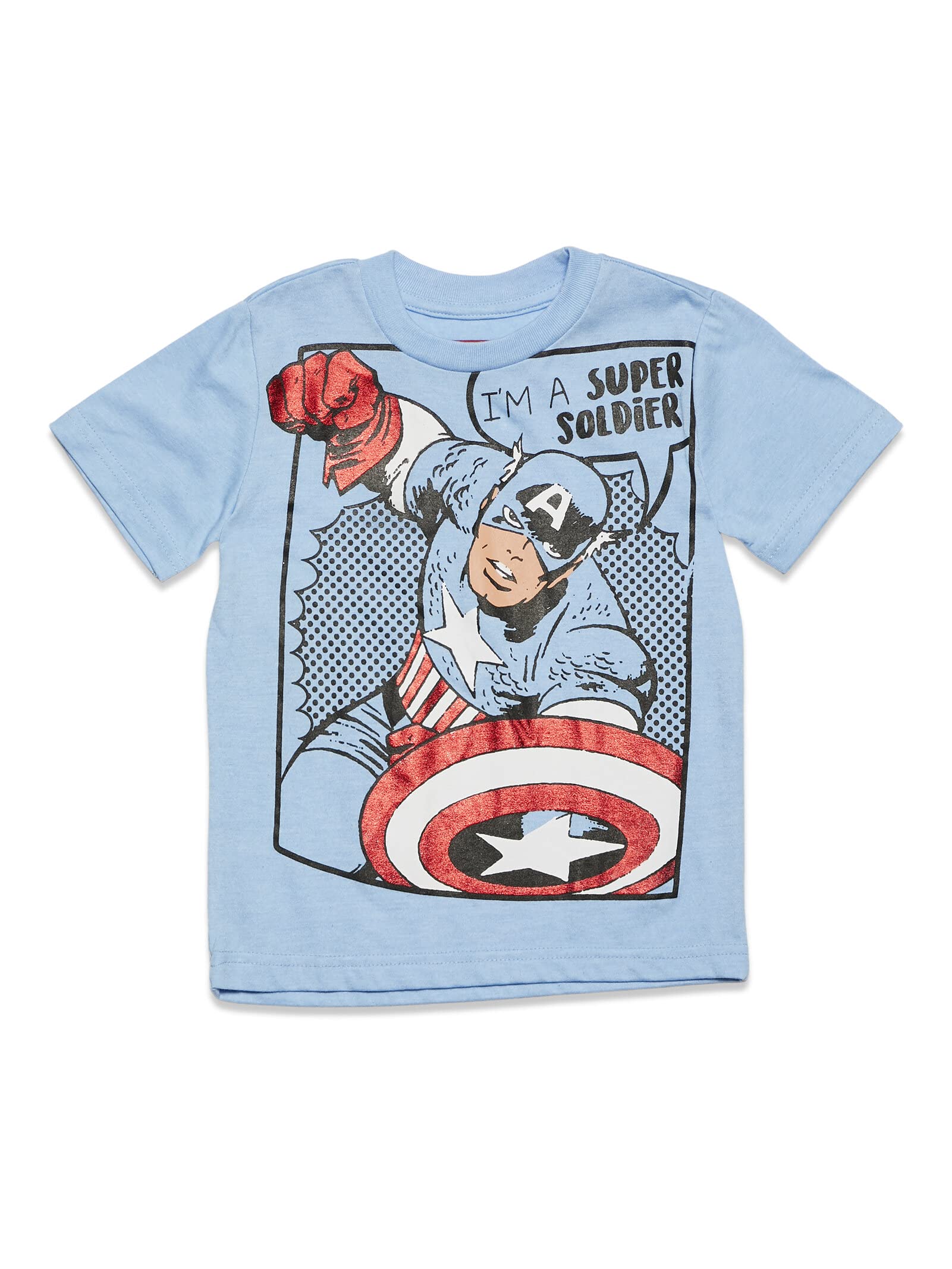 Marvel Avengers Spider-Man Mech Strike 4-Pack Kids' Cosplay T-Shirts (2T-20) - Superhero Costume for Dress-Up & Playtime