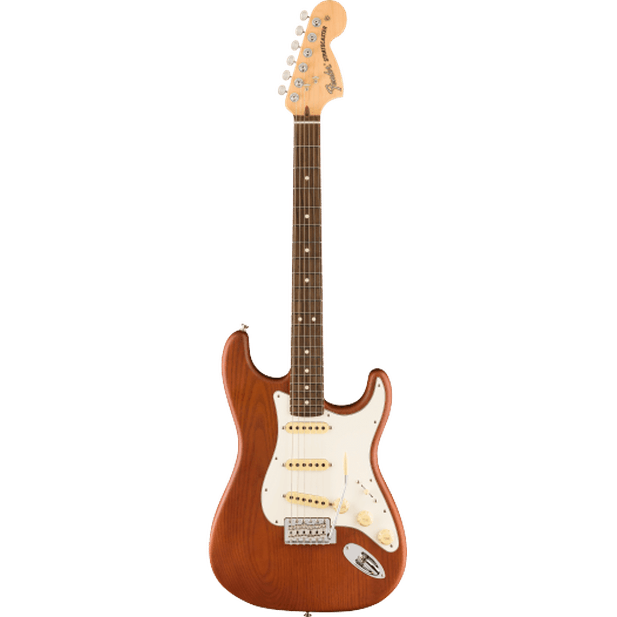 Fender American Performer Stratocaster Electric Guitar - Sassafras Body, Rosewood Fingerboard, Mocha Finish | Perfect for Rock, Blues & Stage Performances