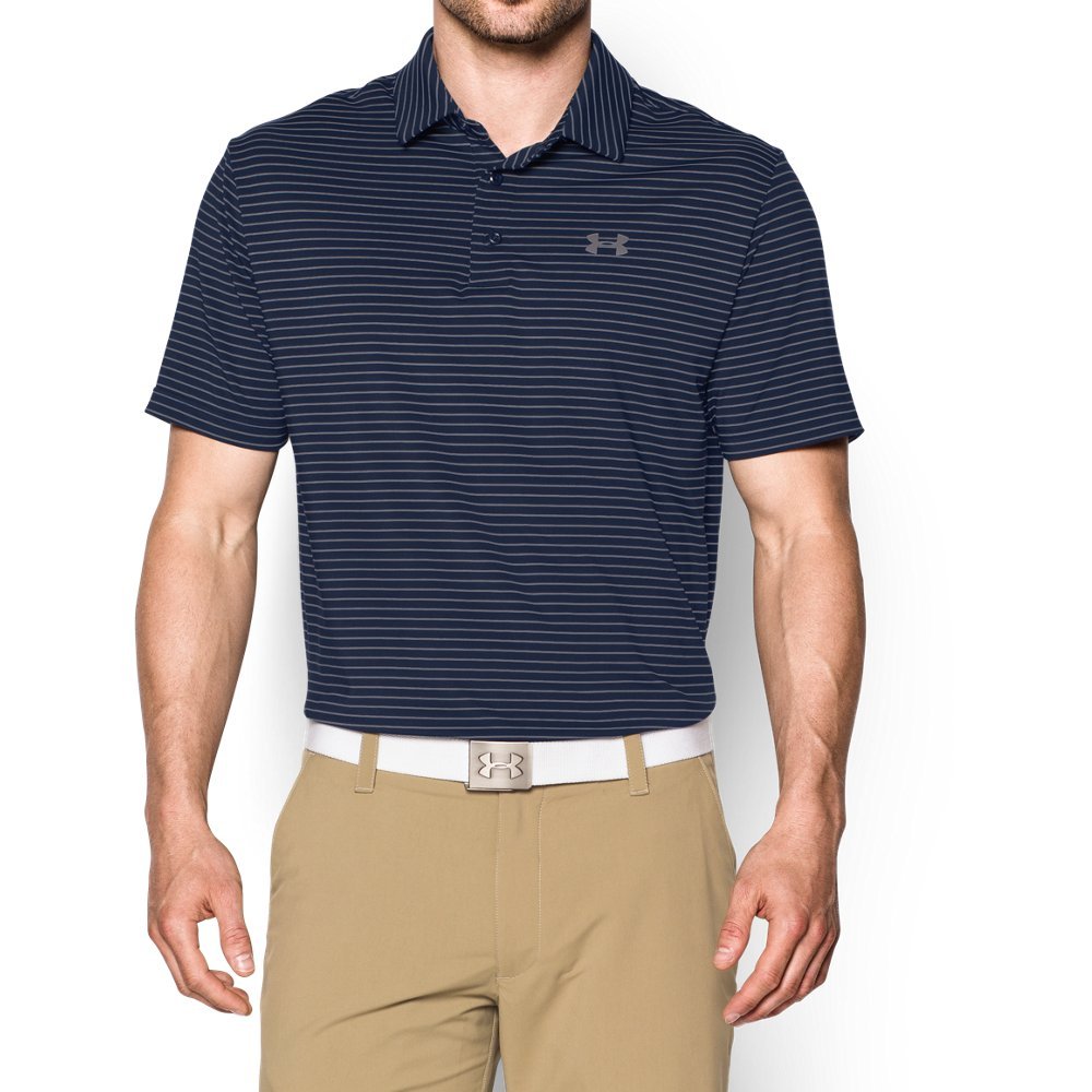 Under Armour Men's Playoff Golf Polo Shirt - Moisture-Wicking Performance Golf Shirt for Men - Comfortable & Breathable for Golfing, Casual Wear & Outdoor Activities