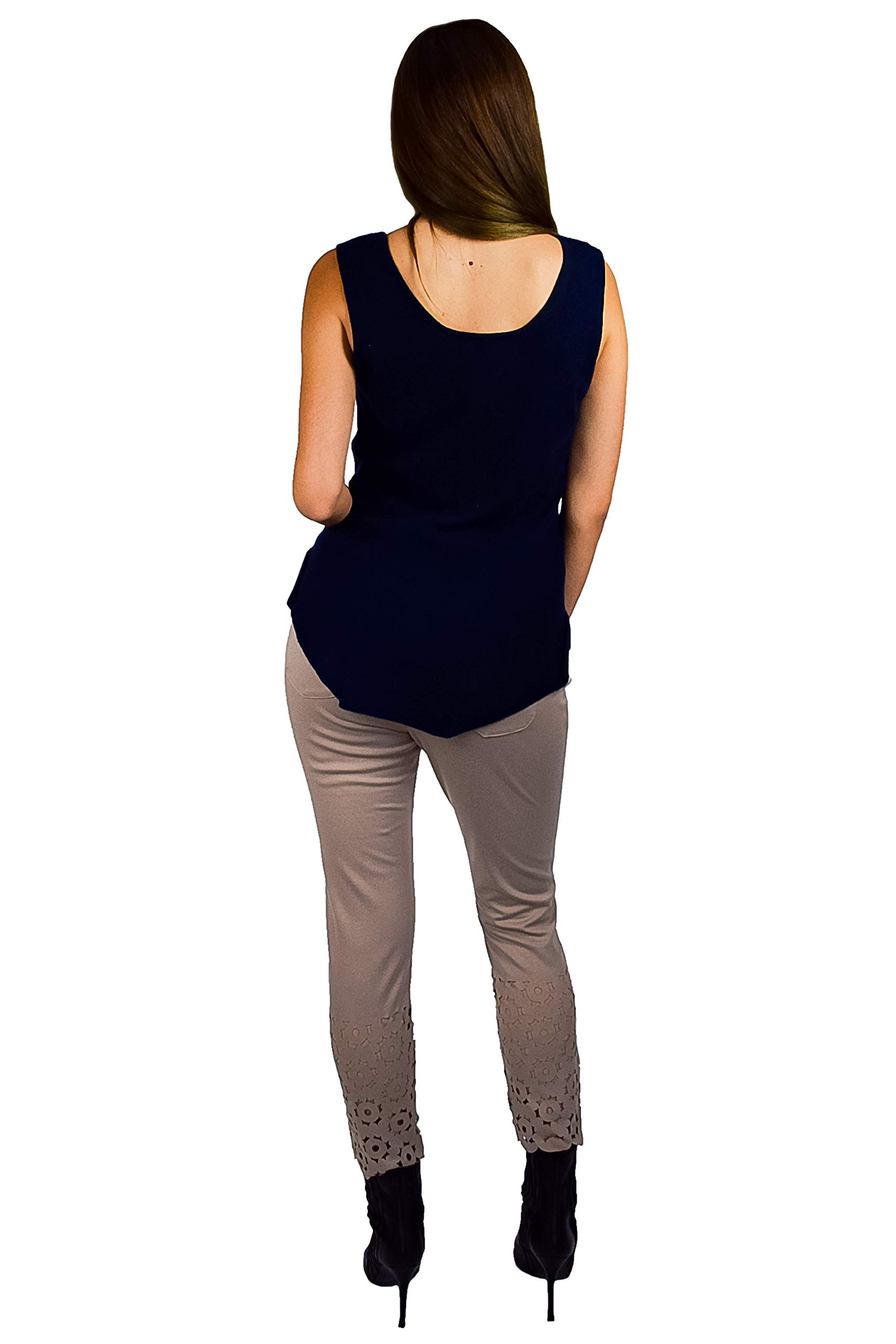 100% Pure Cashmere Sleeveless Tank Top for Women - Ultra Soft Lightweight Pullover Sweater with Scoop Neck | Perfect for Layering, Office Wear & Casual Outfits | Cashmere Boutique Collection