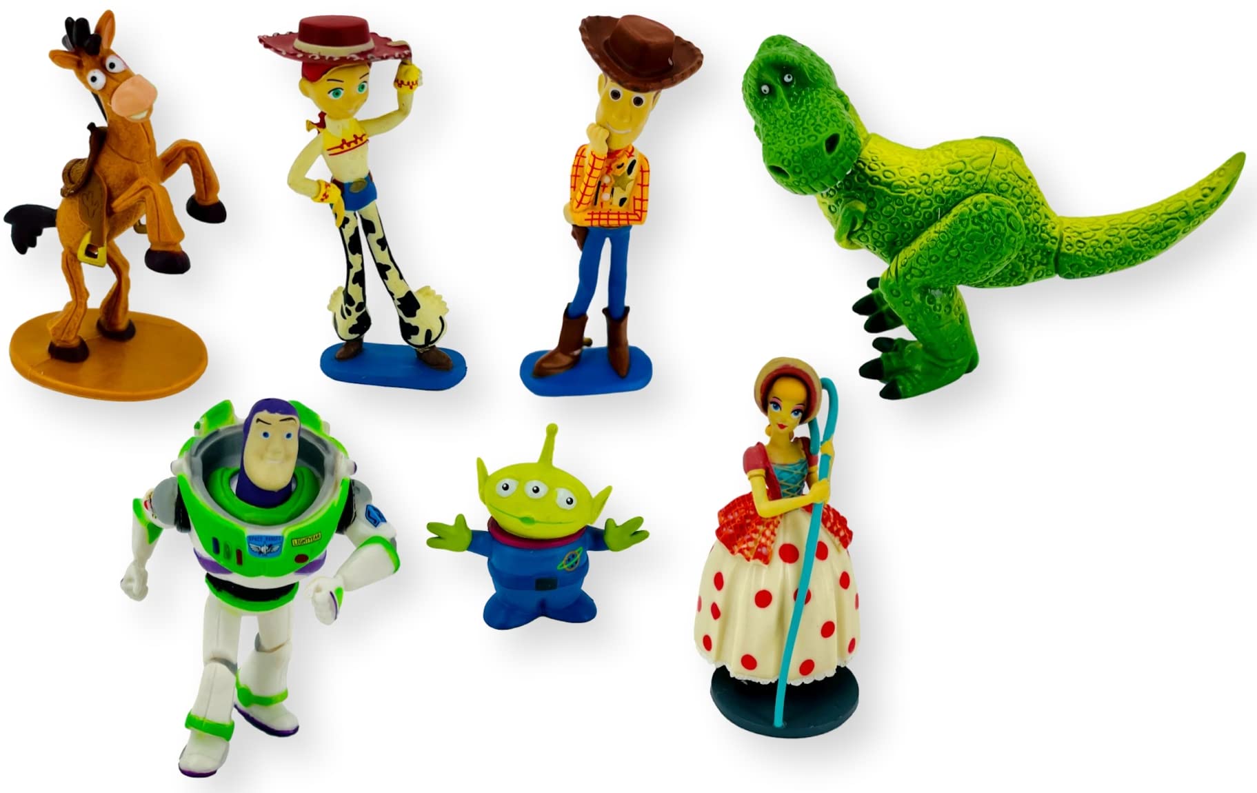 Disney Parks Exclusive Toy Story Cake Topper Figures - Birthday Party Decorations for Kids & Disney Fans - Perfect for Cakes, Cupcakes, and Dessert Displays