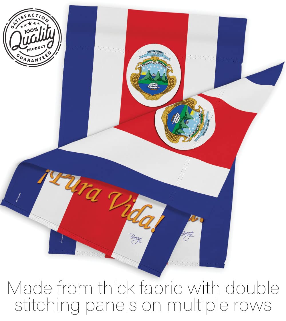 Costa Rica Garden Flag 13x18.5
