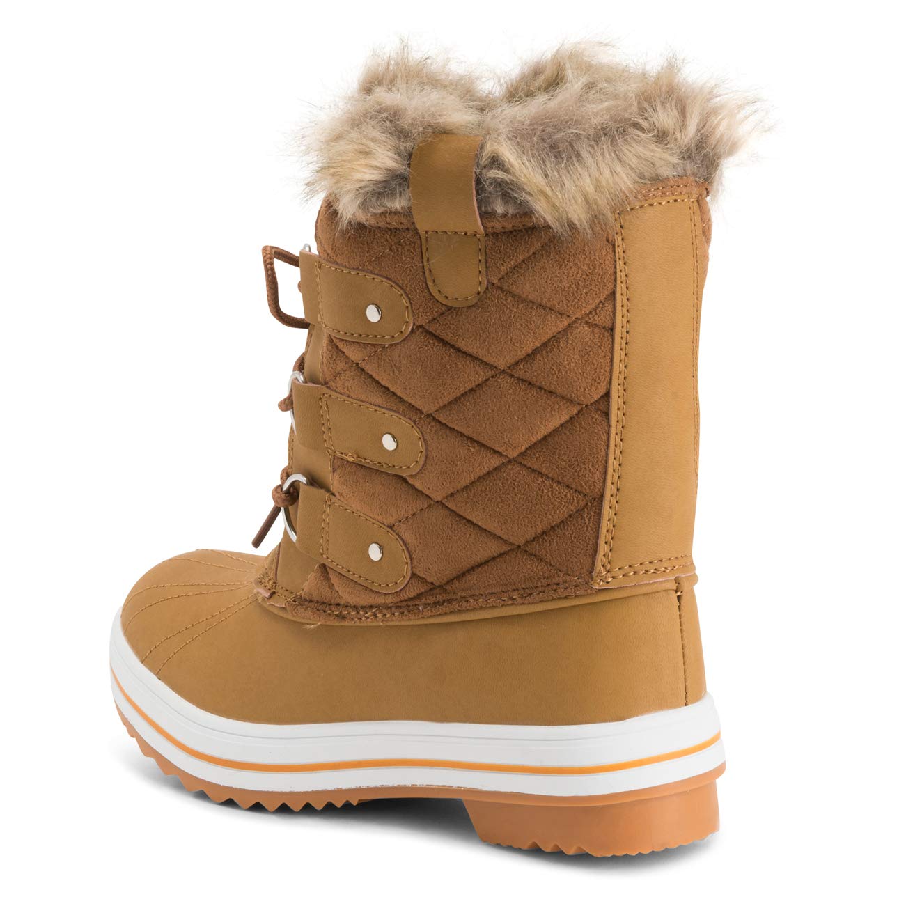 Polar Products Women's Quilted Snow Boots - Waterproof Winter Boots for Snow & Rain - Warm & Comfortable for Outdoor Activities, Hiking & Cold Weather