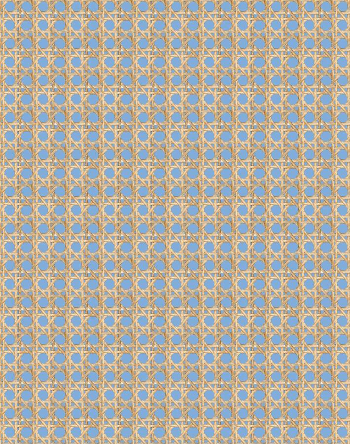 Wallshoppe Faux Caning Wallpaper - Stylish Denim Textured Peel and Stick Wallpaper for Living Room, Bedroom & Home Decor