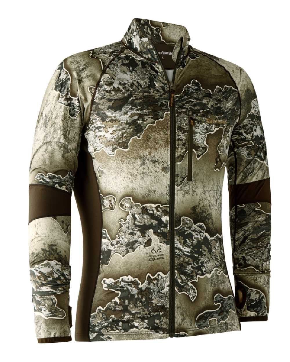 Deerhunter Excape Insulated Cardigan for Men - Warm Fleece Lined Winter Jacket with Hood - Outdoor Hiking, Camping & Casual Wear