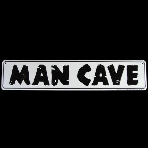 Vintage Man Cave Metal Sign - Retro Wall Decor for Home, Garage & Bar - Unique Gift for Men - Durable Tin Sign with Pre-Drilled Holes - Perfect for Game Room, Basement & Office Decor