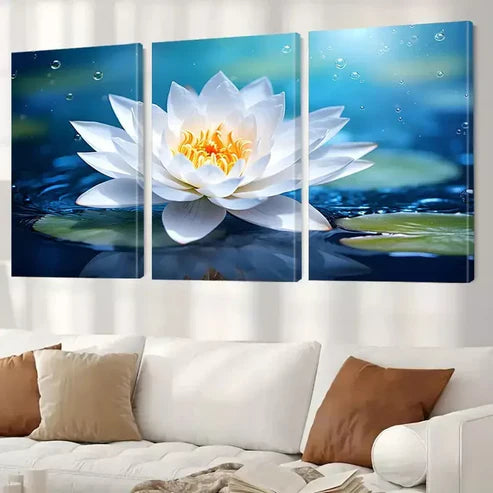3-Piece Abstract Classic Serene Beauty Wall Art Set - Framed Canvas 60x90cm (24x35in) - High Quality Print - 100% Australian Made - Ready to Hang - Perfect for Living Room, Bedroom & Office Decor