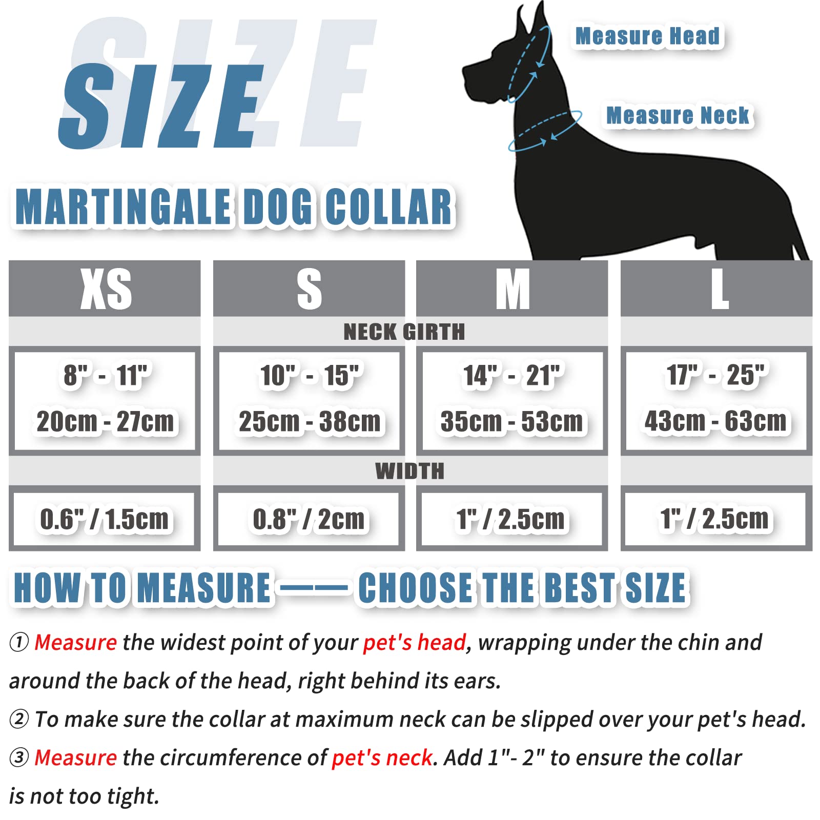 Premium Soft Leather Martingale Dog Collar - Adjustable Rose Gold Slip Collar for Small Medium Large Dogs | No Pull Training Collar with Heavy Duty Nylon | Easy to Clean & Durable | Perfect for Daily Walks, Training Sessions & Outdoor Adventures (Black, Size M)