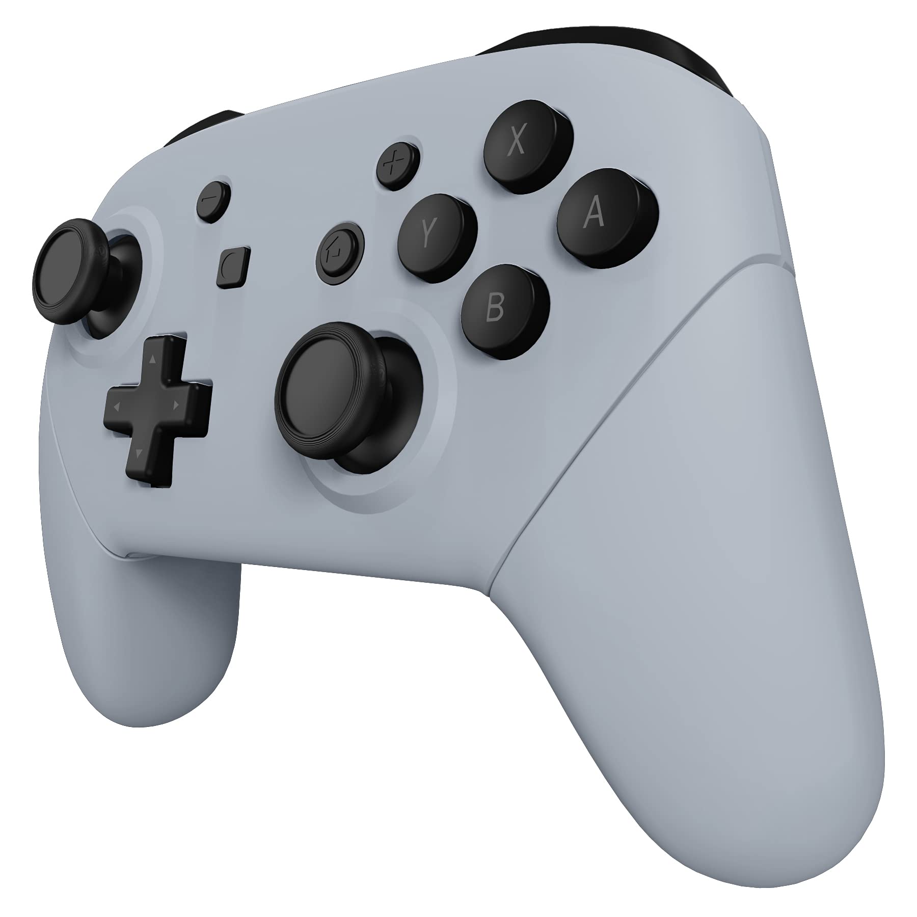 eXtremeRate Gray Faceplate for Switch Pro Controller - DIY Replacement for Gaming