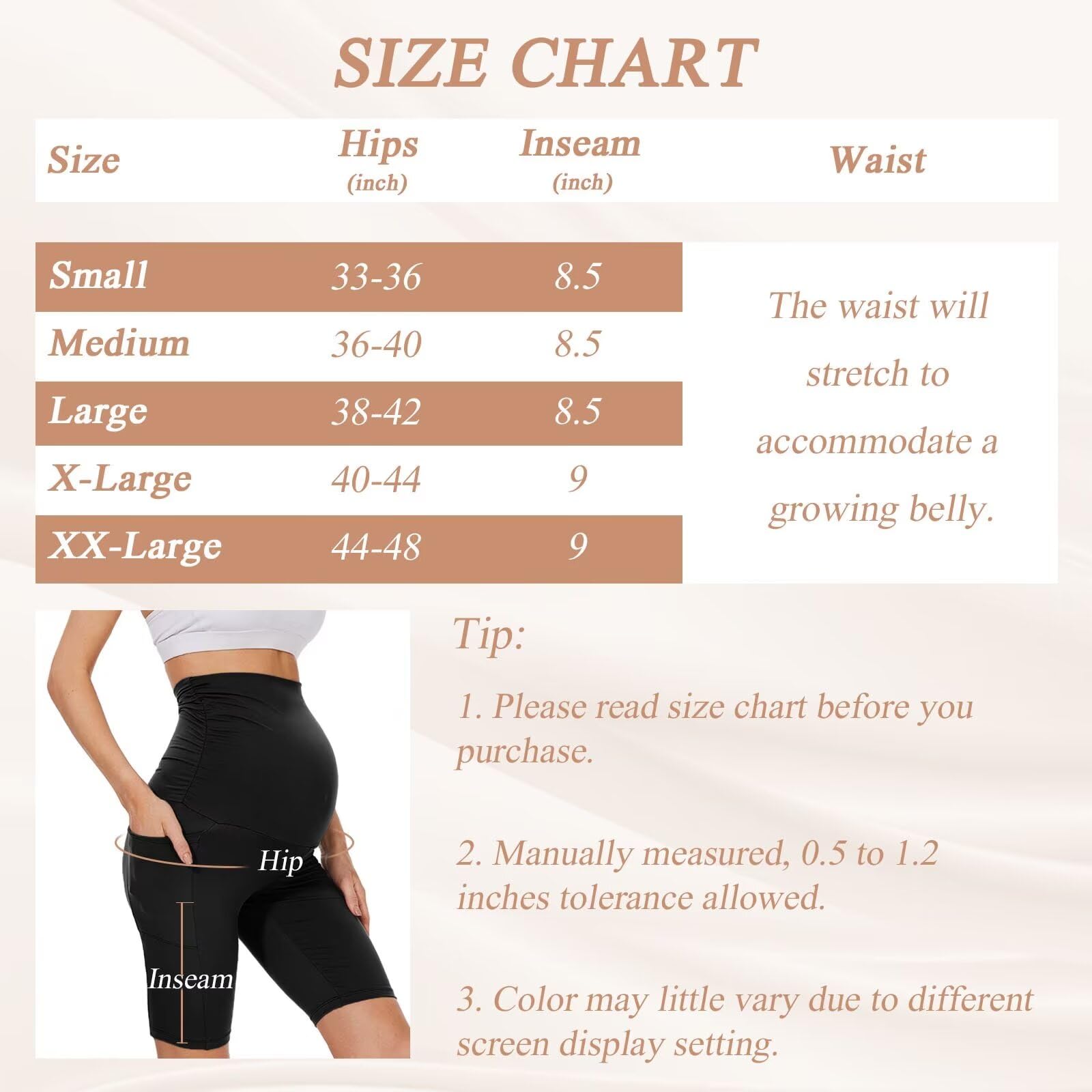 HIGHDAYS 2 Pack Maternity Shorts Over The Belly - 8