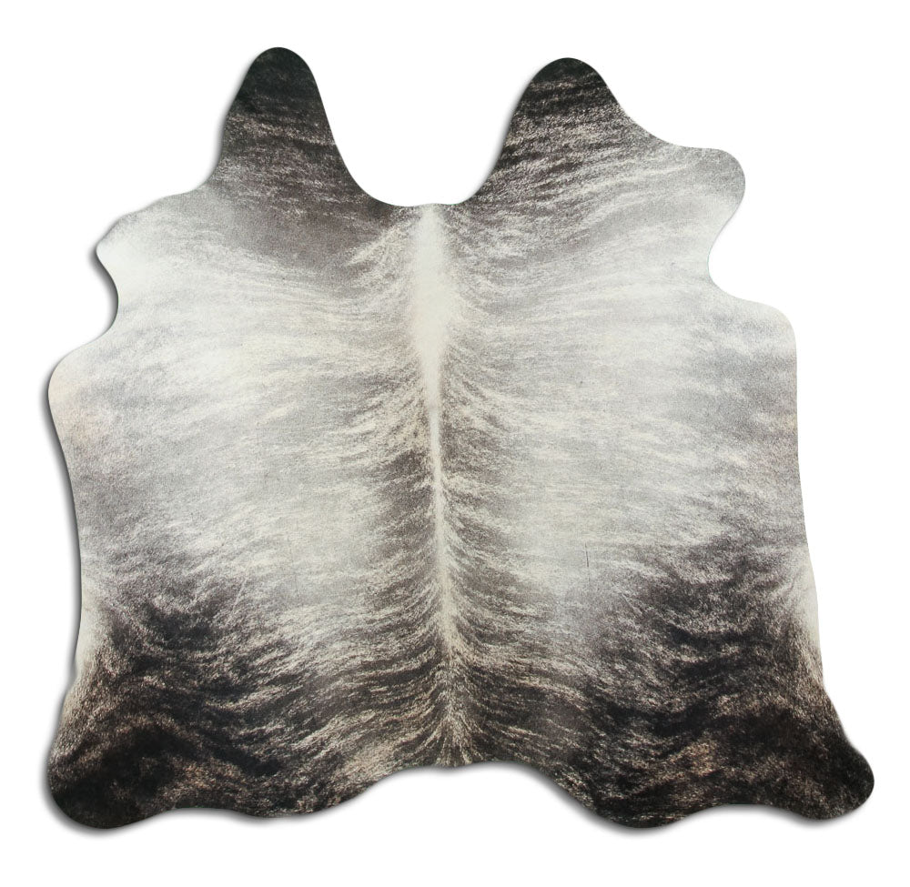 Premium Cowhide Hair Rug - Light Brindle Natural Cow Hide - Perfect for Living Room, Bedroom, or Office Decor