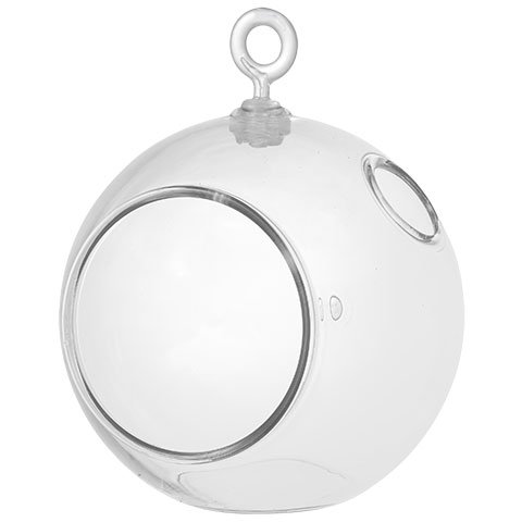 2 Pack Clear Plastic Terrarium Globes - Shatter-Proof DIY Plant Terrarium Kit for Home Decor, Mini Garden & Succulent Display - Perfect for Indoor Plants, Fairy Gardens, and Office Desk Decorations