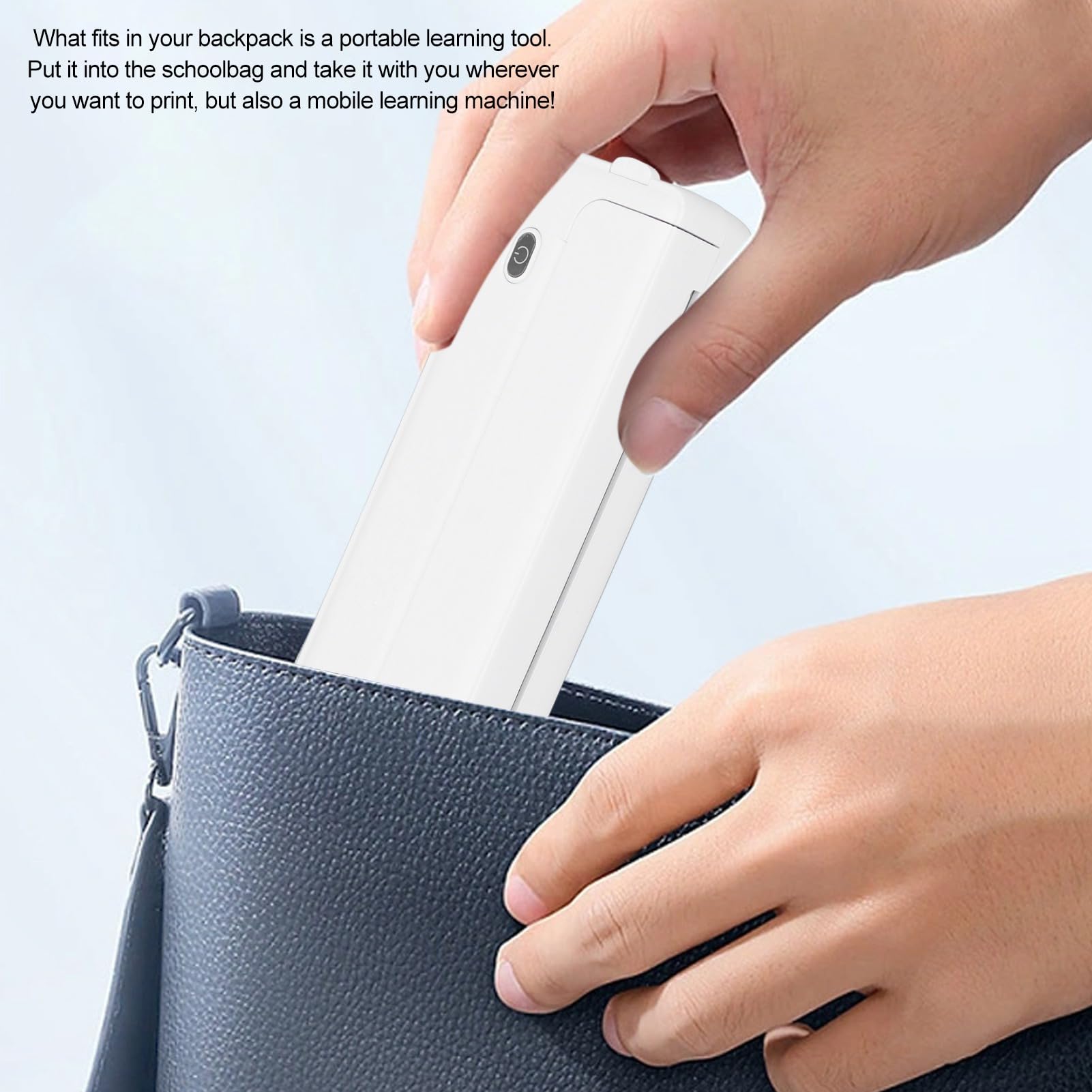 Wireless Thermal Printer for A4 Printing - Portable Inkless Printer with Mobile App & One-Touch Scanning - Ideal for Travel, Photos, Labels & On-the-Go Printing