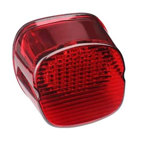 Harley Davidson LED Tail Light Upgrade - Eagle Lights Red Strobing Brake Light for Motorcycles (No Window) - Enhanced Safety & Visibility for Night Riding & Group Tours