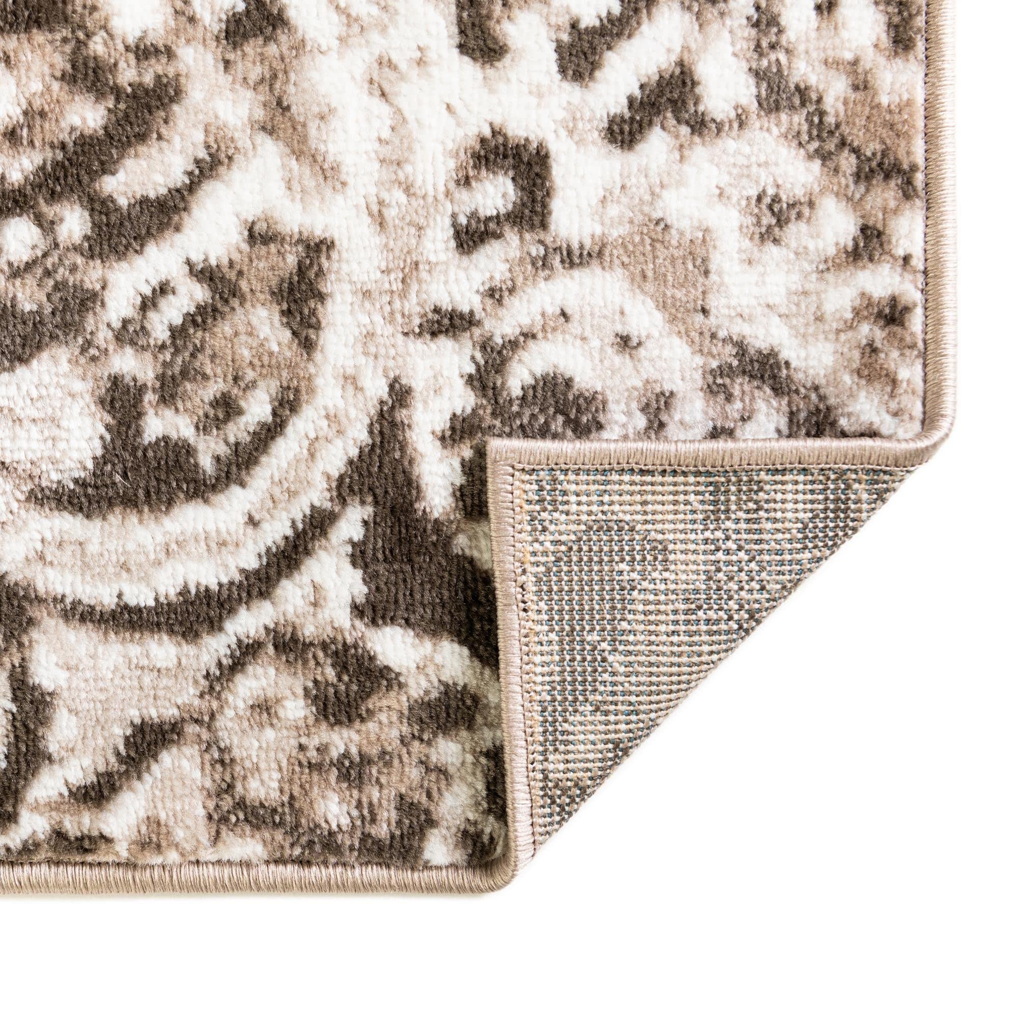 Premium 7' x 10' Brown Area Rug - Soft & Durable Monte Carlo Collection for Living Room, Dining Room & Open Floor Plans - Perfect for Home Decor & High Traffic Areas