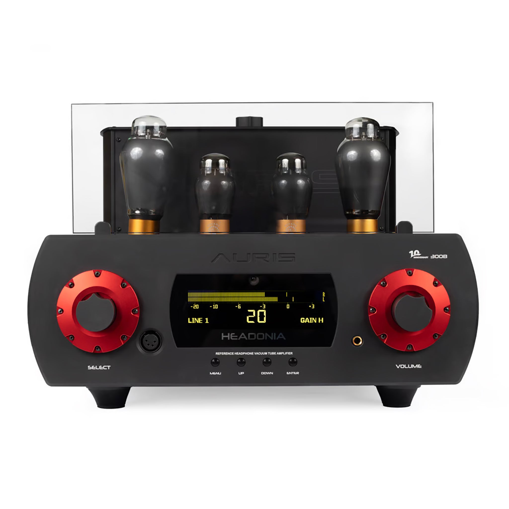 Auris Headonia 300B Premium Tube Headphone Amplifier - High-End Audio for Audiophiles & Home Listening Stations