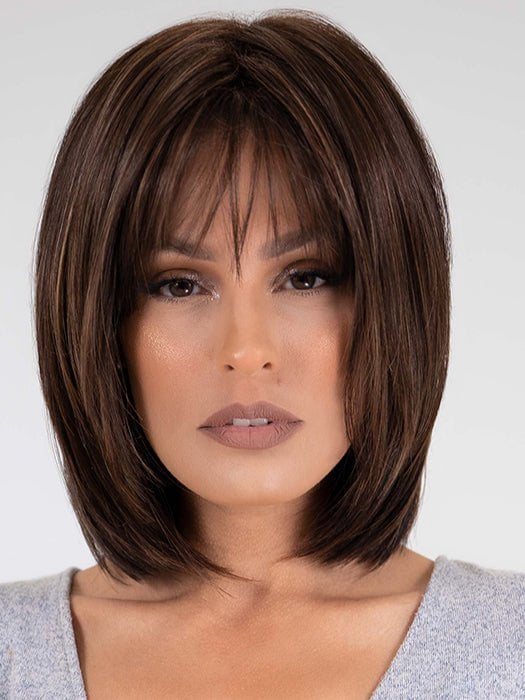 Alva Synthetic Wig with Basic Cap - Natural Look & Comfortable Fit for Daily Wear, Cosplay, and Special Occasions