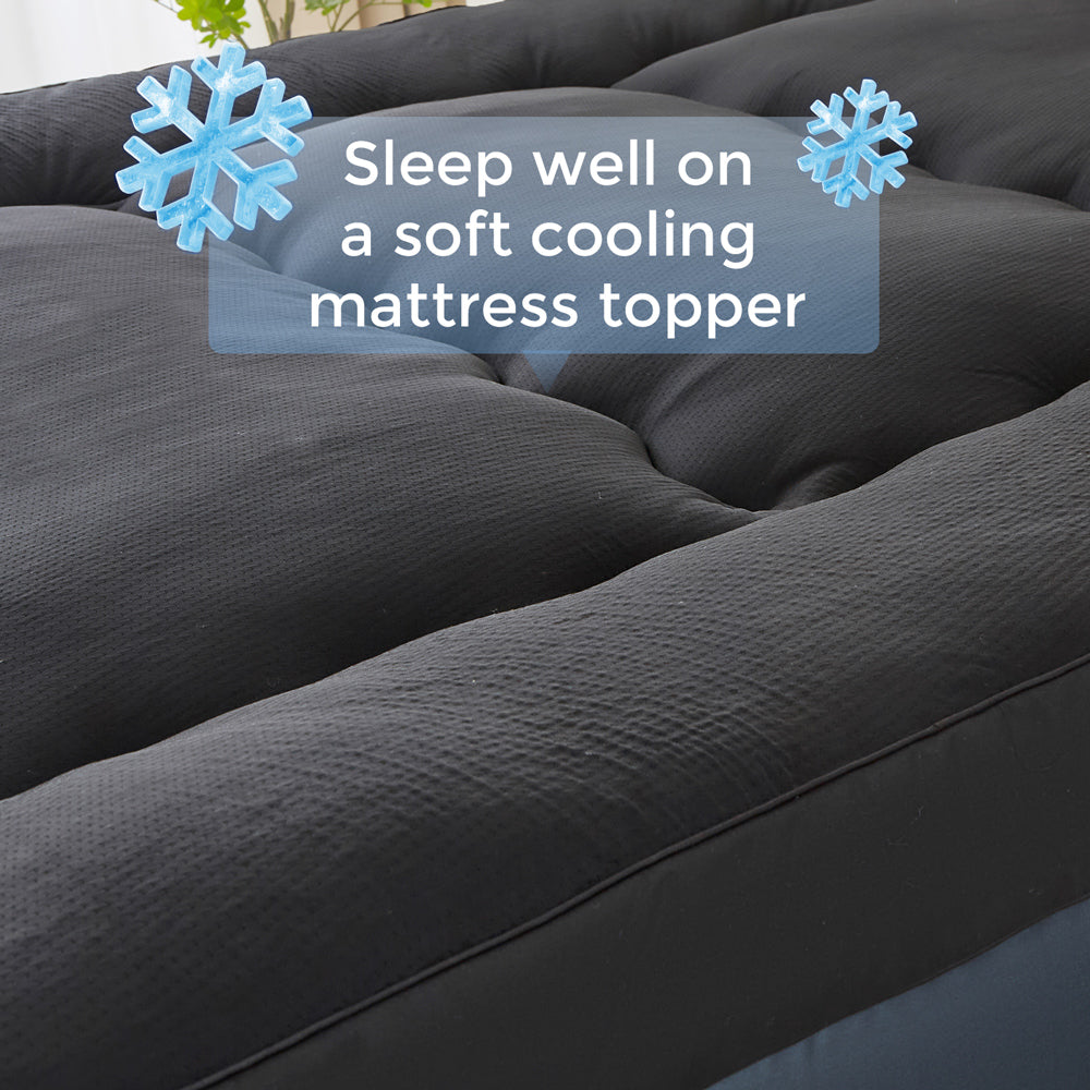MAXYOYO Extra Thick Cooling Mattress Topper - 8-21