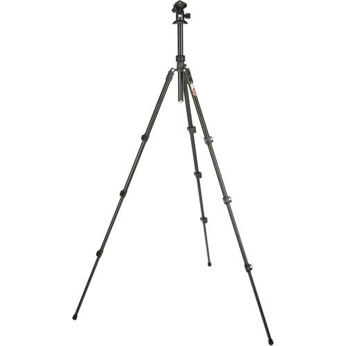 3 Legged Thing Patti 2.0 Compact Magnesium Travel Tripod with AirHed Mini Ball Head - Lightweight & Sturdy for Photography & Videography - Perfect for Travel, Hiking & Outdoor Adventures (Darkness)