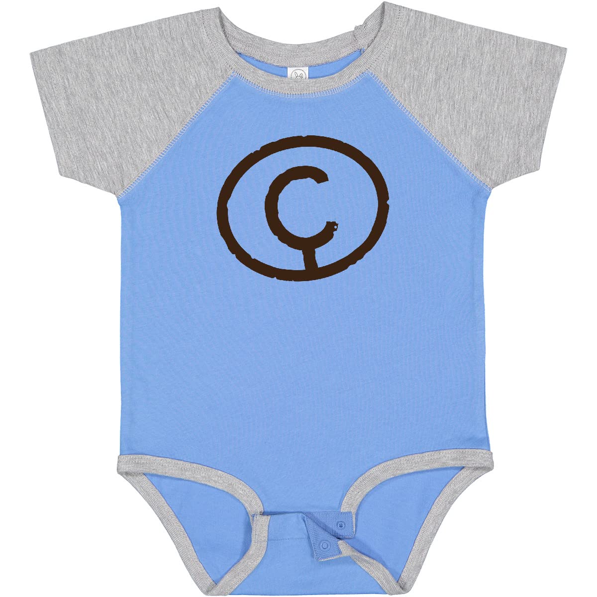 Inktastic Custom Monogram Letter C Baby Bodysuit - Personalized Baby Onesie for Newborns, Infants & Toddlers - Perfect for Gifts, Birthdays & Special Occasions
