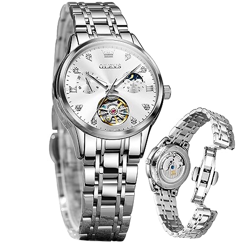 6608：Silver band&Silver dial