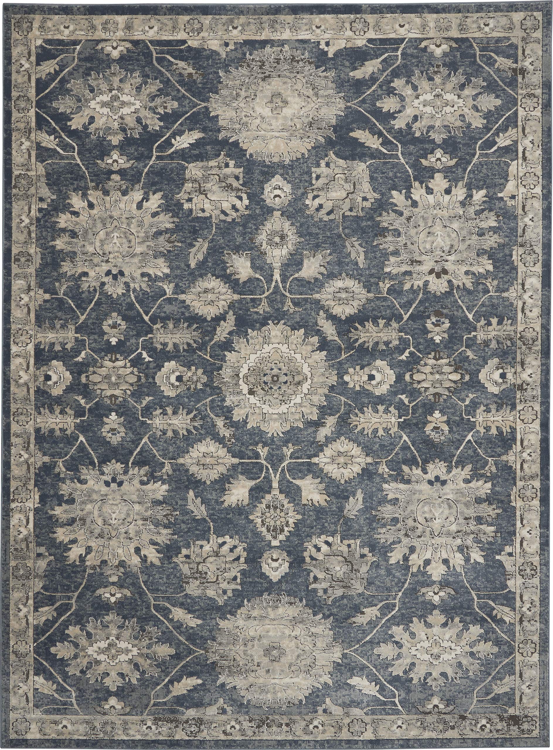 Nourison Concerto Traditional Blue/Beige 8'10