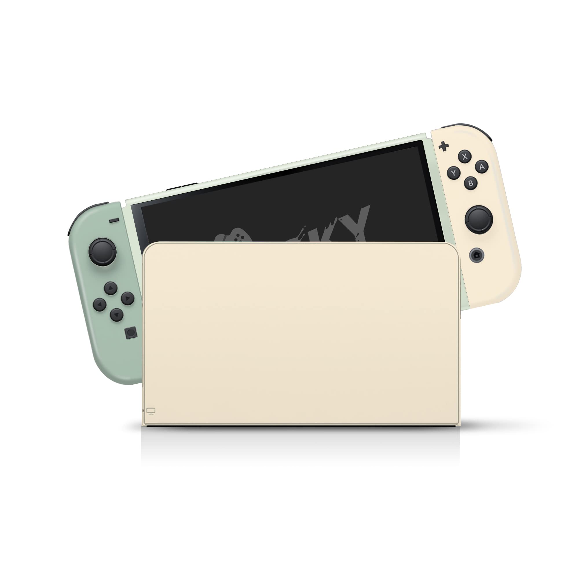 Premium 3M Vinyl Full Wrap Decal Skin for Nintendo Switch OLED - Classic Pastel Design, Protective Cover Compatible with Switch OLED, Durable Sticker for Gaming Console Protection (Perfect for Travel, Gaming Sessions & Customization)