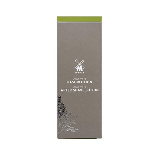 Muhle Aloe Vera After Shave Lotion 125ml - Soothing Post Shave Balm for Men, Splash Bottle Design - Perfect for Sensitive Skin & Daily Shaving Routine