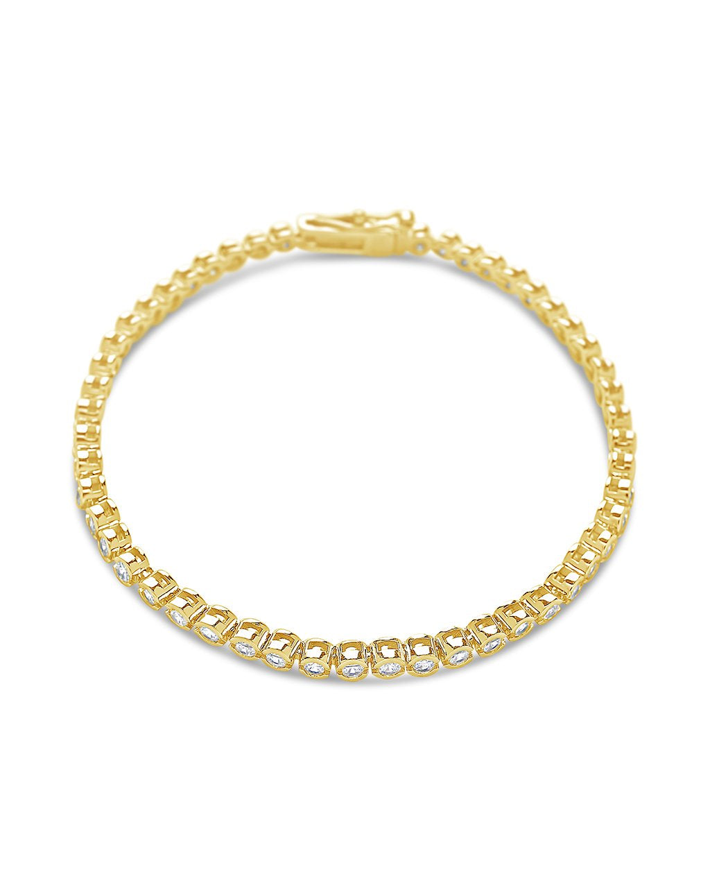 Elegant Bezel CZ Tennis Bracelet for Women - Sparkling Cubic Zirconia Jewelry for Parties, Weddings & Everyday Wear