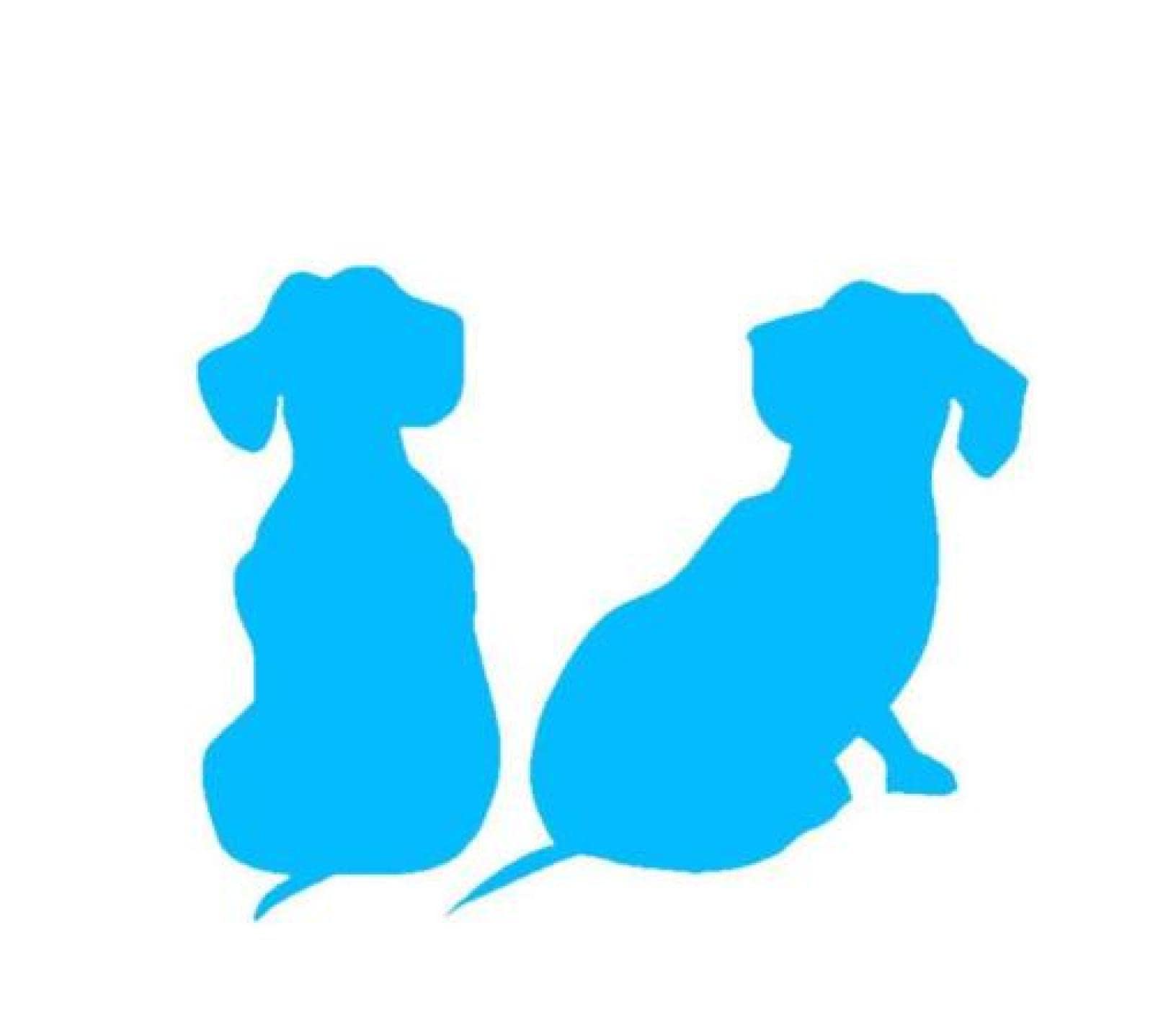 Funny Dachshund Car Stickers - 2Pcs Reflective Decals for SUV/Truck Windows - Perfect for Pet Lovers' Vehicle Decor
