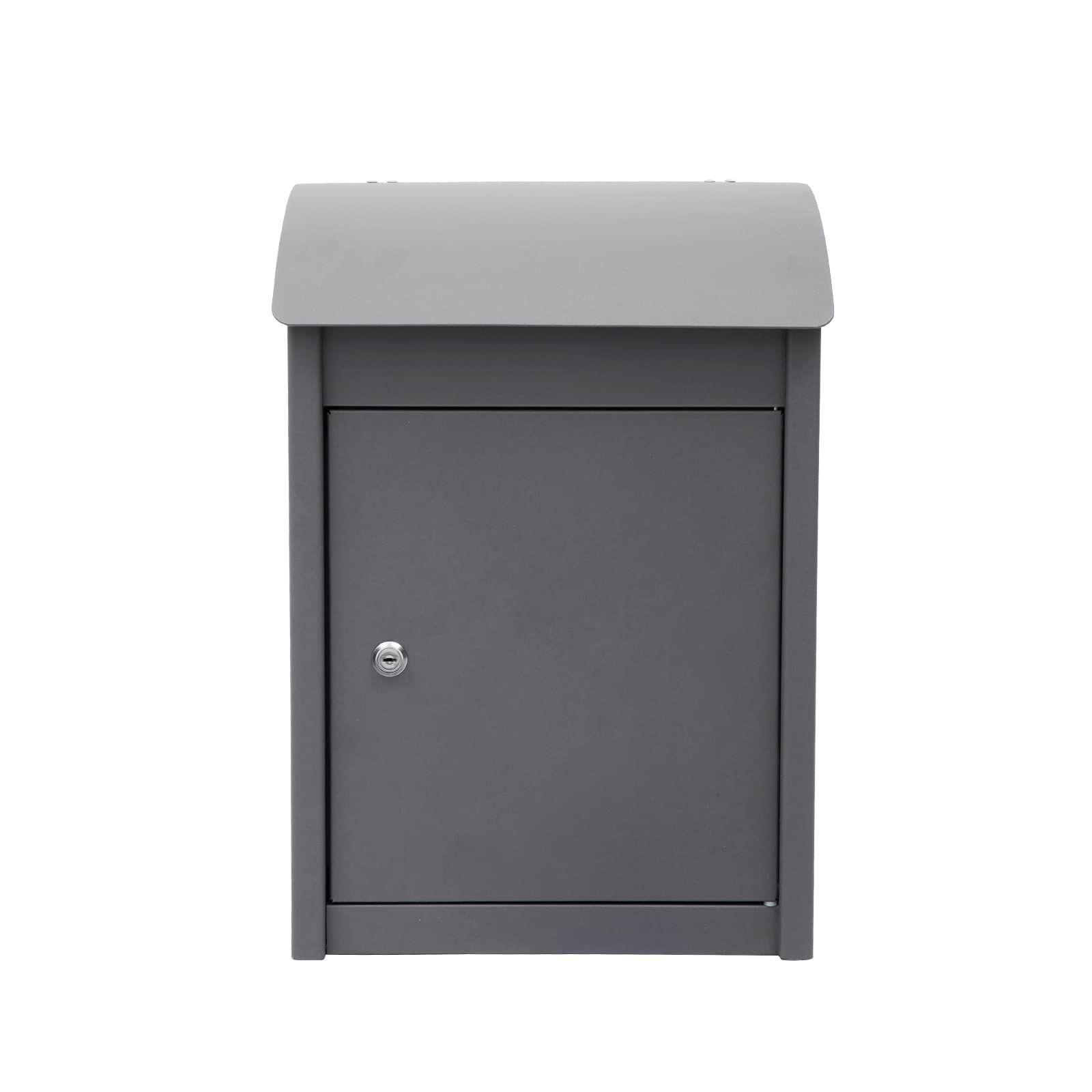 Galvanized Steel Lockable Wall Mount Parcel Drop Box - 10.3