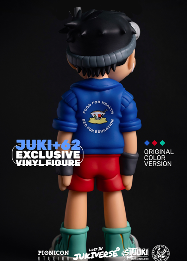 Juki +62 Exclusive Vinyl Figure by Faza Meonk x PIONICON - Anime Collectible for Display & Gift Giving