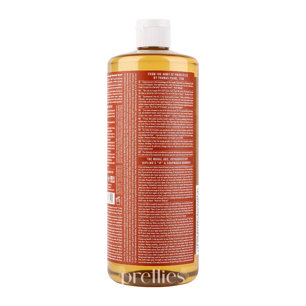 Dr. Bronner's Organic Eucalyptus Pure-Castile Liquid Soap - 18-in-1 Uses, 32oz (946ml) - All-Natural Body Wash, Shampoo, Face Cleanser & Household Cleaner - Perfect for Travel, Camping & Eco-Friendly Home Use