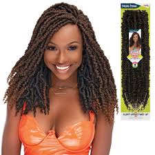 Janet Collection Fluffy Spring Twists Crochet Braiding Hair - Soft & Natural Look for Protective Styles, Twist Outs & Everyday Wear
