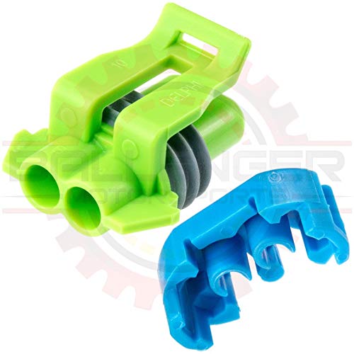 Ballenger Motorsports - 2 Way GM Ambient Air Temperature Sensor & AIR Solenoid Connector Plug Assembly - Compatible with Chevy, GMC, Cadillac - Perfect for Engine Repairs & Performance Upgrades