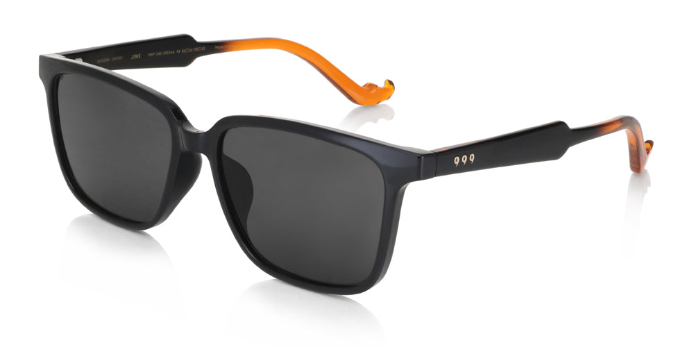 JINS x NARUTO NARUTO SG Model Black Anime Glasses - Stylish Eyewear for Naruto Fans, Cosplay & Daily Wear