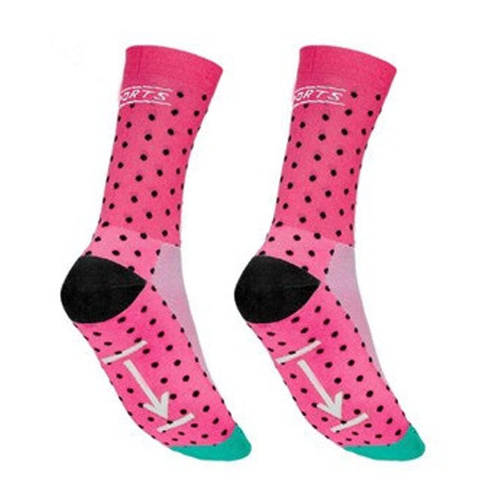 Cycling Socks for Men & Women - Breathable Bike Riding Socks for XC, MTB, BMX - Athletic Ankle Socks in Black, Pink, Green, Blue, Grey - Perfect for Road Cycling & Mountain Biking