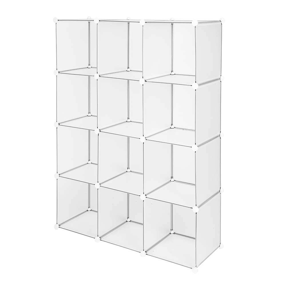 12-Cube Storage Organizer - Mytunes Cube Shelf for Books, Toys & Closet Organization | Perfect for Kids' Room, Office & Living Room Storage Solutions